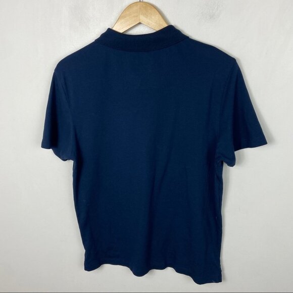 NEW Mack Weldon Performance Polo Short Sleeve Tee Blue Technical T-Shirt Small S - Picture 8 of 8